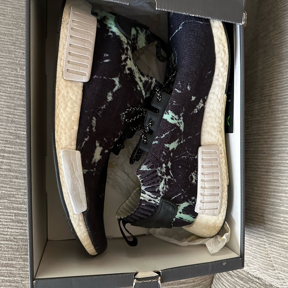 Men’s Adidas nmd green marble size 12